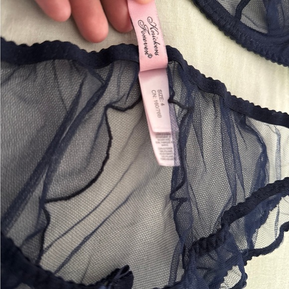 Agent Provocateur Black Sheer Mesh Bra - Picture 3 of 5